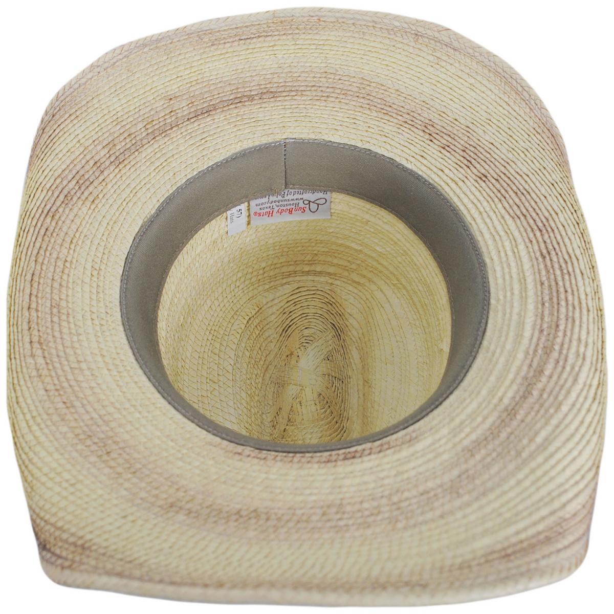SunBody Hats | Nuts and Bolts Guatemalan Palm Leaf Straw Hat | 128201 | under | NATURAL