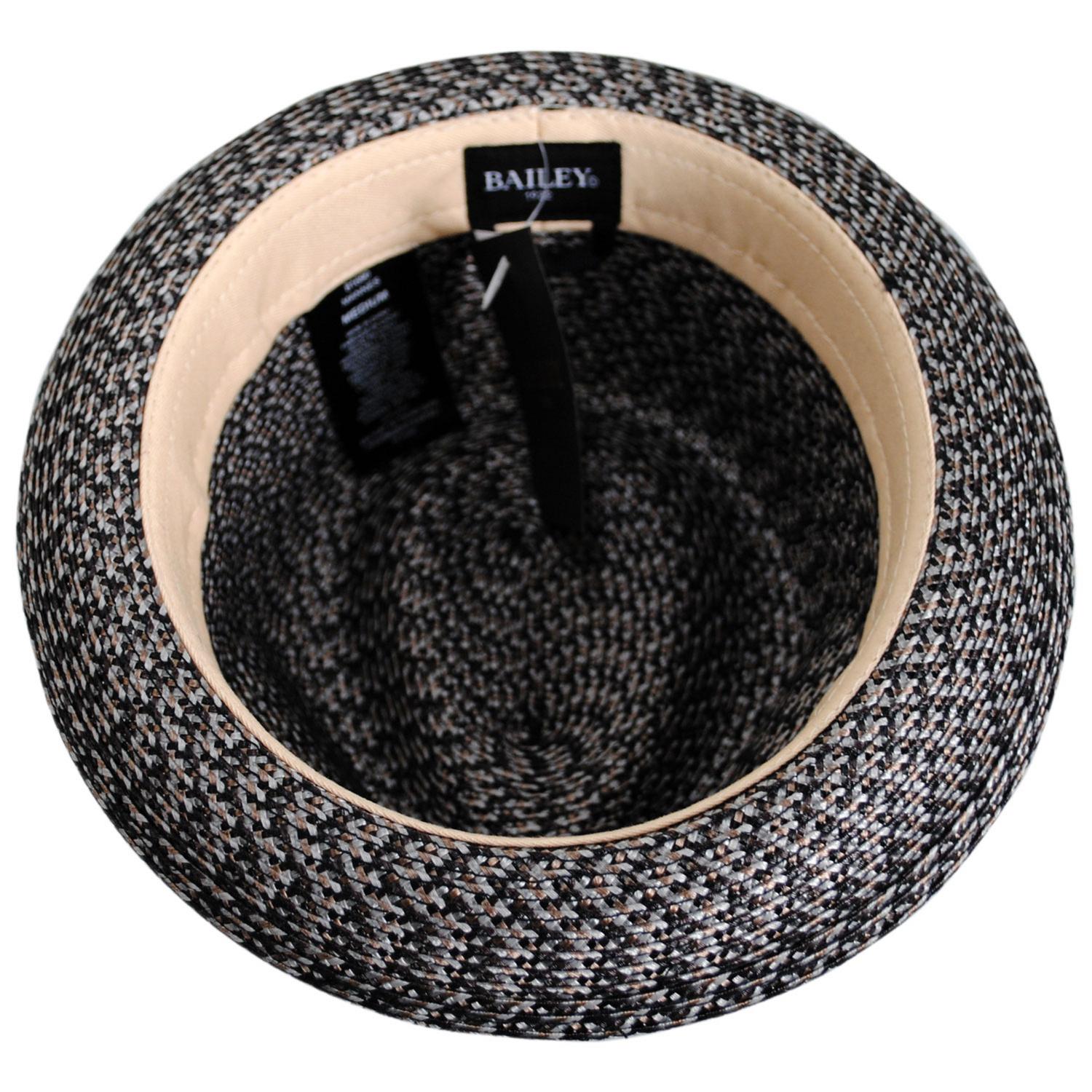 Bailey 1922 | Mannes Poly Braid Fedora Hat - Classic | 127844 | under | BROWN MULTI