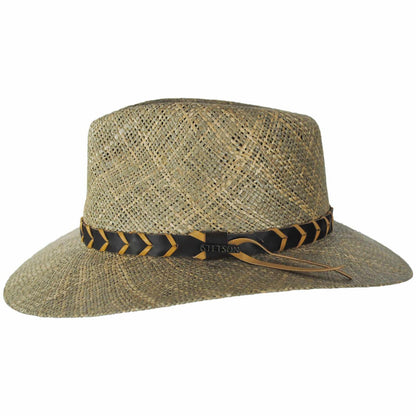 Stetson | Alder Seagrass Straw Outback Hat | 126952 | profile | WHEAT