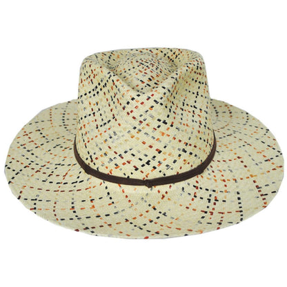Bigalli | Shasta Panama Straw Fedora Hat | 104706 | front | NATURAL