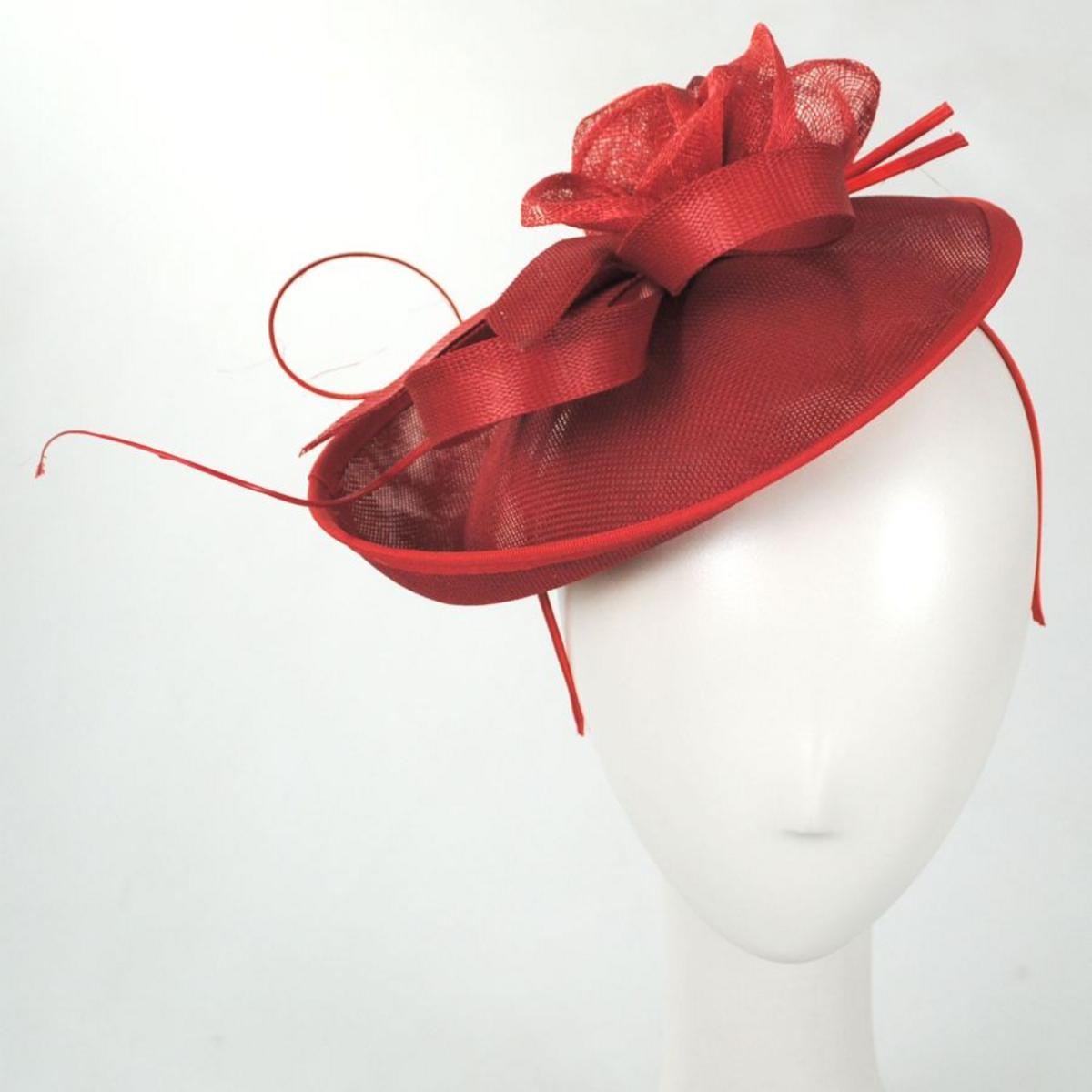 Dubois Sinamay Straw Fascinator Hat