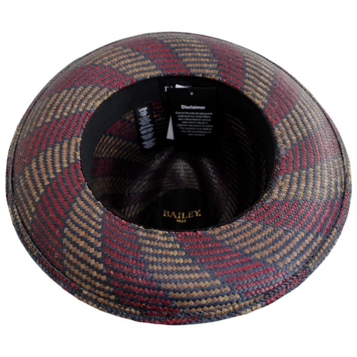 Bailey 1922 | Giles Panama Straw Fedora Hat | 127734 | under | AVION