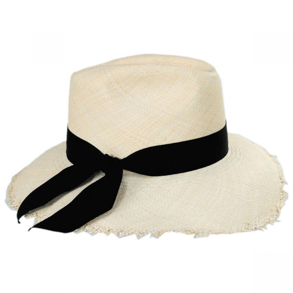 Bigalli | Georgia Panama Straw Fedora Hat | 104701 | profile | NATURAL