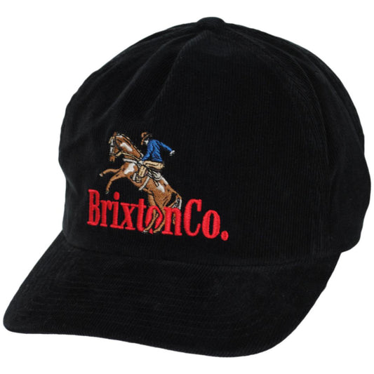 BRIXTON HATS | Inwood MP Snapback Baseball Cap | 201856 | lead | BLACK