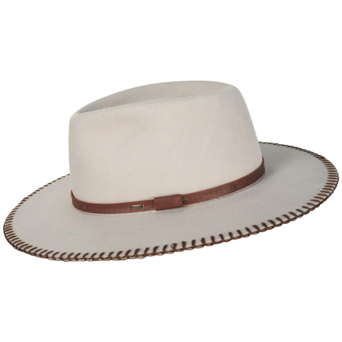 Bailey 1922 | Ganon Elite Wool Felt Gambler Hat | 130397 | profile | BONE