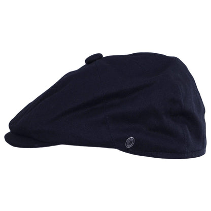 Jaxon Hats | Cotton Newsboy Cap | 167770 | profile | NAVY BLUE