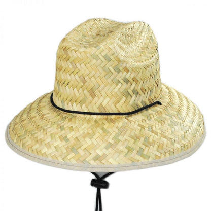 Scala | Kid's Costa Brava Palm Straw Lifeguard Hat | 505013 | lead | NATURAL