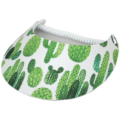 The Incredible Sunvisor | Springlace Cacti Sunvisor | 196377 | lead | WHITE/GREEN