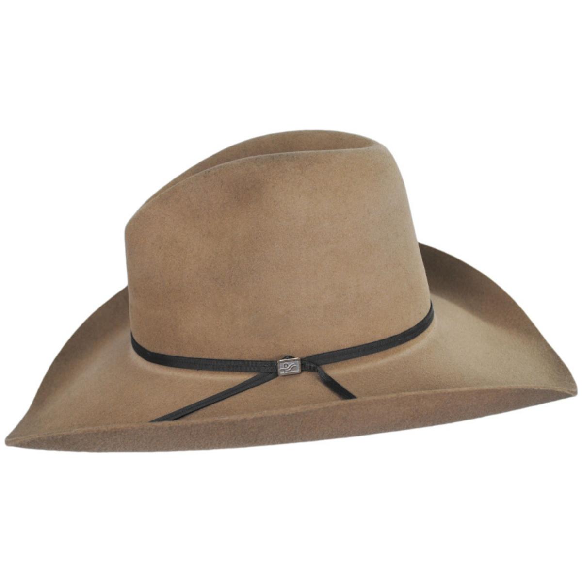 Stetson | John Wayne Peacemaker Wool Felt Western Hat | 130671 | profile | STONE