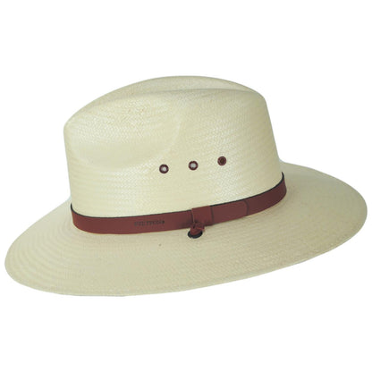 Stetson | Los Alamos Toyo Straw Safari Fedora Hat | 126973 | profile | NATURAL