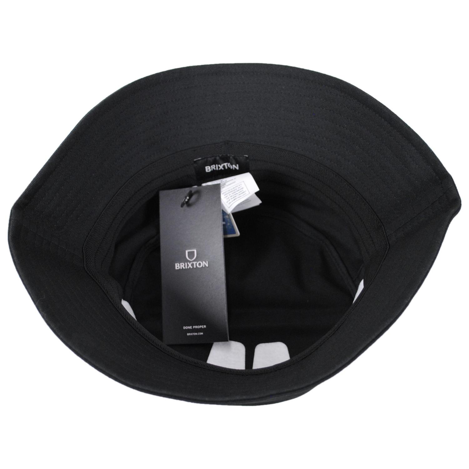BRIXTON HATS | Eldon Cotton Packable Bucket Hat | 185560 | under | BLACK