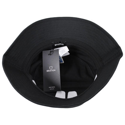 BRIXTON HATS | Eldon Cotton Packable Bucket Hat | 185560 | under | BLACK