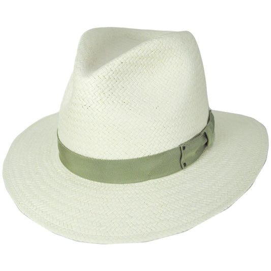 Bailey 1922 | Curtis Sun Raindura Straw Safari Fedora Hat | 127938 | lead | NATURAL