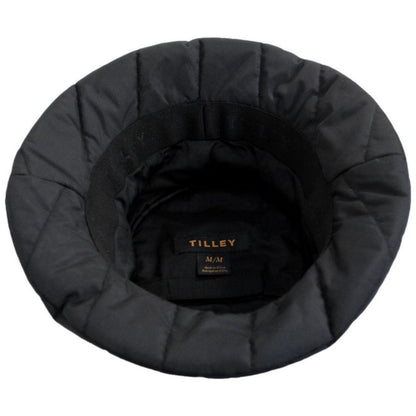 Tilley Endurables | Abbott Thindown Quilted Bucket Hat | 400845 | under | BLACK