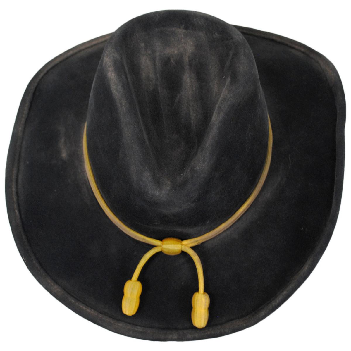 Stetson | John Wayne The Fort Wool Felt Crushable Western Hat | 130672 | detailone | BLACK