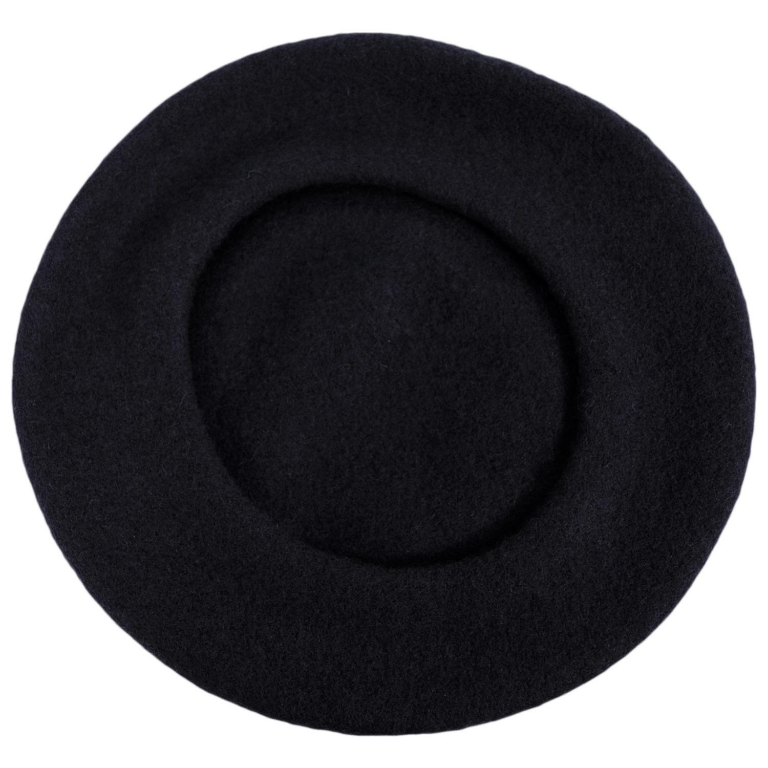 Village Hat Shop | Wool Fashion Beret | 152500 | under | BLACK