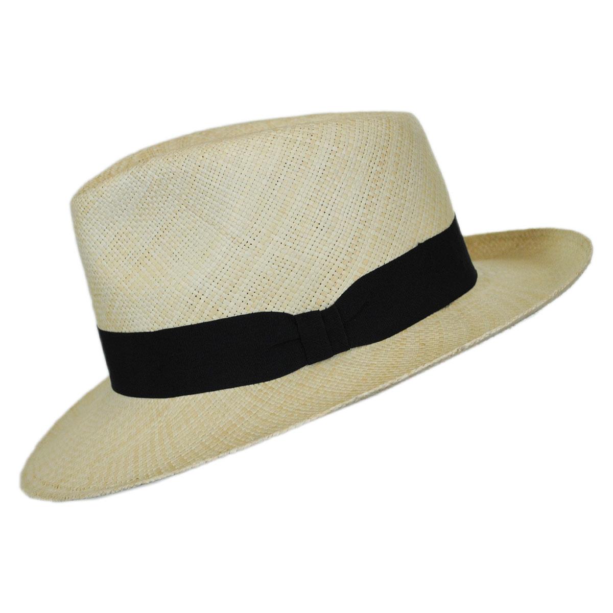Wholesale Panama Straw C-Crown Fedora Hat B2B Pre-Pack