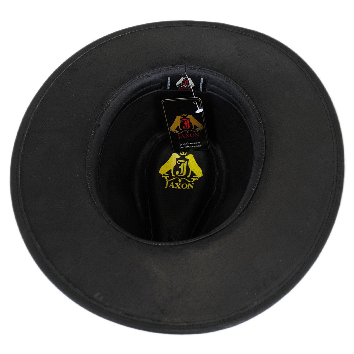Jaxon Hats | Wholesale Buffalo Leather Western Hat B2B Pre-Pack | B2B147201 | under | BLACK