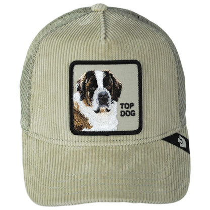 Goorin Bros | Corduroy Top Dog Mesh Trucker Snapback Baseball Cap | 200849 | front | SCOUT