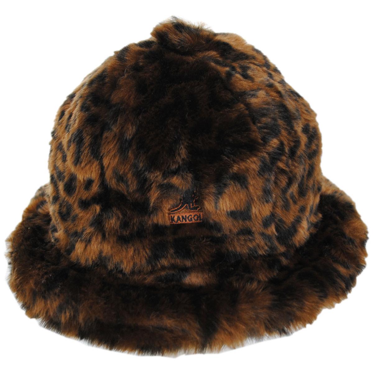 Kangol | Faux Fur Casual Hat | 185768 | front | LEOPARD