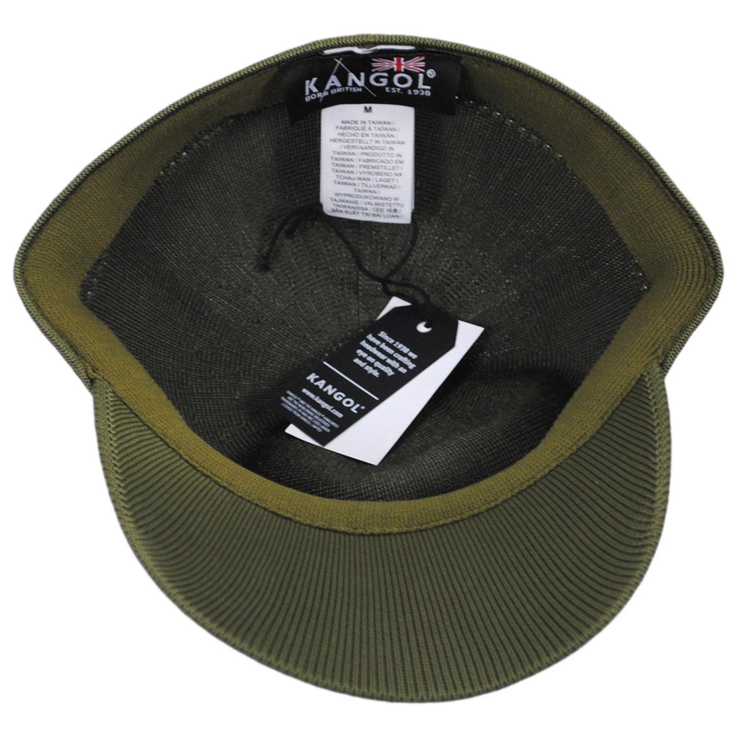 Kangol | Tropic Ventair Spacecap Fitted Baseball Cap | 201105 | under | ARMY GREEN
