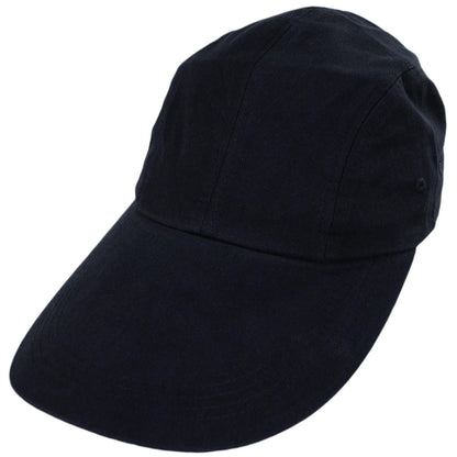Village Hat Shop | VHS Long Bill Adjustable Baseball Cap | 222440 | lead | BLACK
