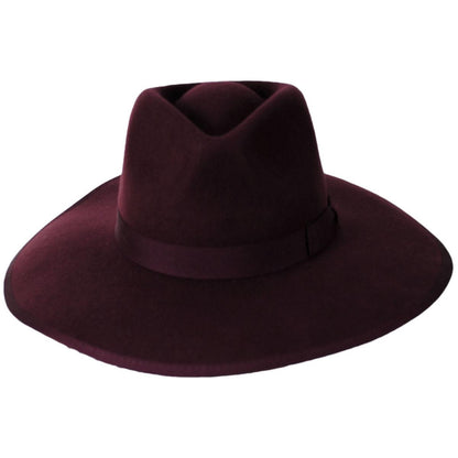 Jo Wool Felt Rancher Fedora Hat