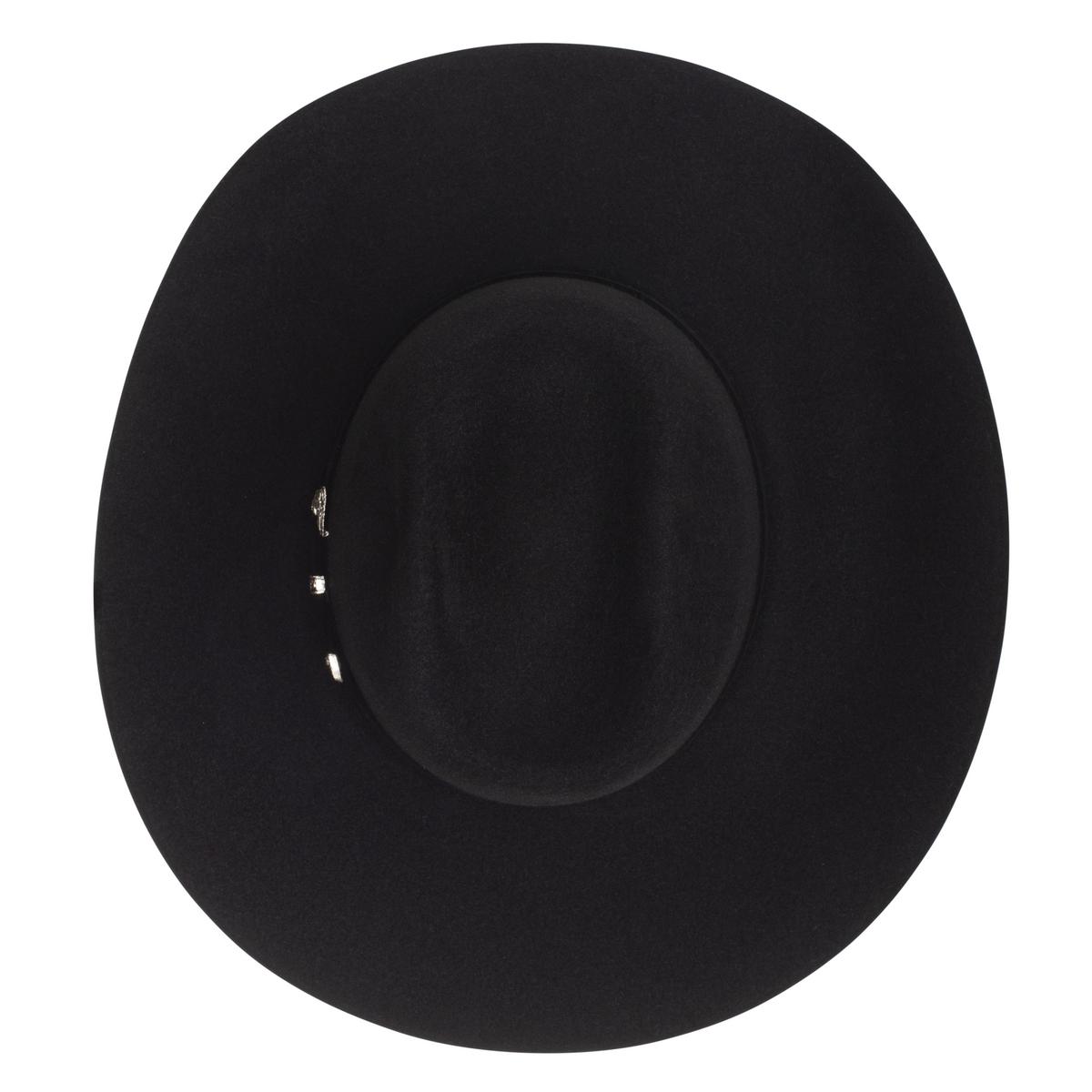 Resistol | Cody Johnson The SP 6X Fur Felt Western Hat | 130759 | top | BLACK