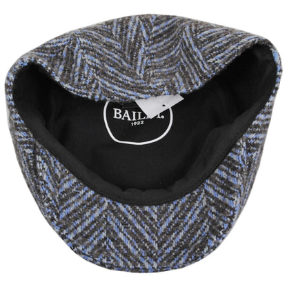 Bailey 1922 | Tyler Herringbone Flat Cap | 167245 | under | BLUE