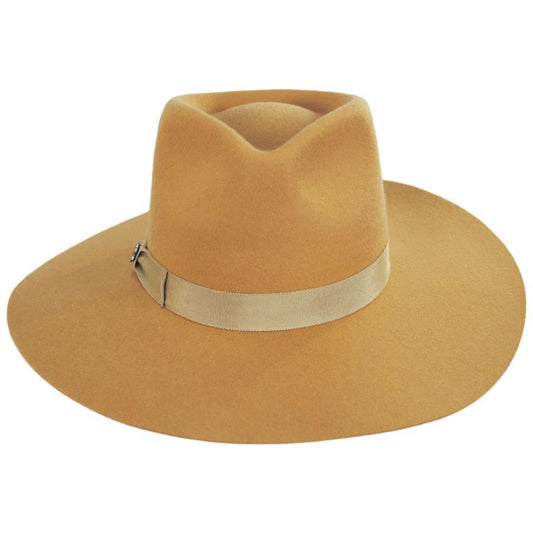 Biltmore | V.C. Celebration Wool Felt Rancher Fedora Hat | 130272 | front | HONEY