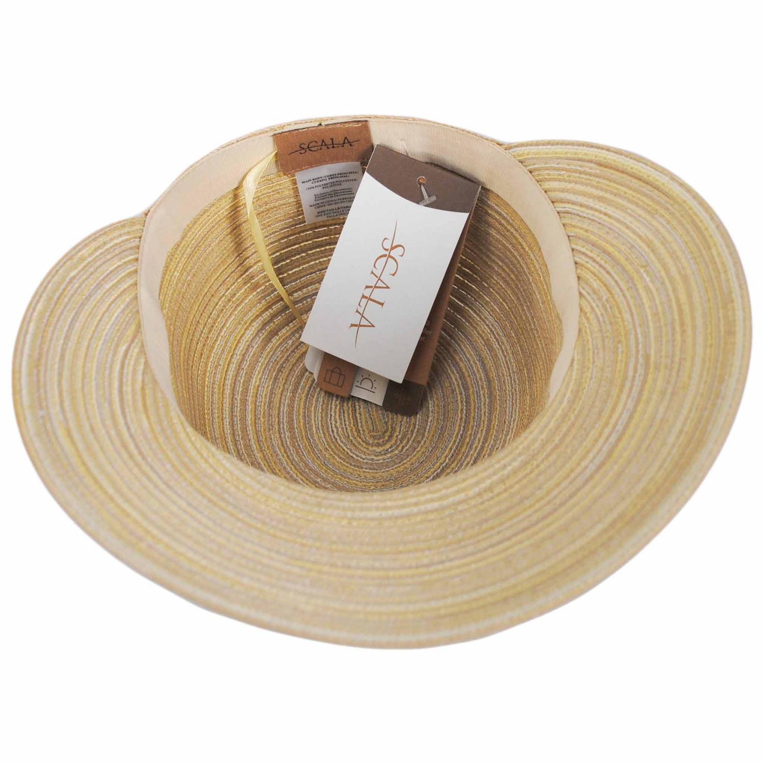 Scala | Teodora Poly Braid Facesaver Cap | 101567 | under | NATURAL