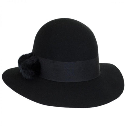 Betmar | Mullins Wool Felt Floppy Hat | 123123 | lead | BLACK