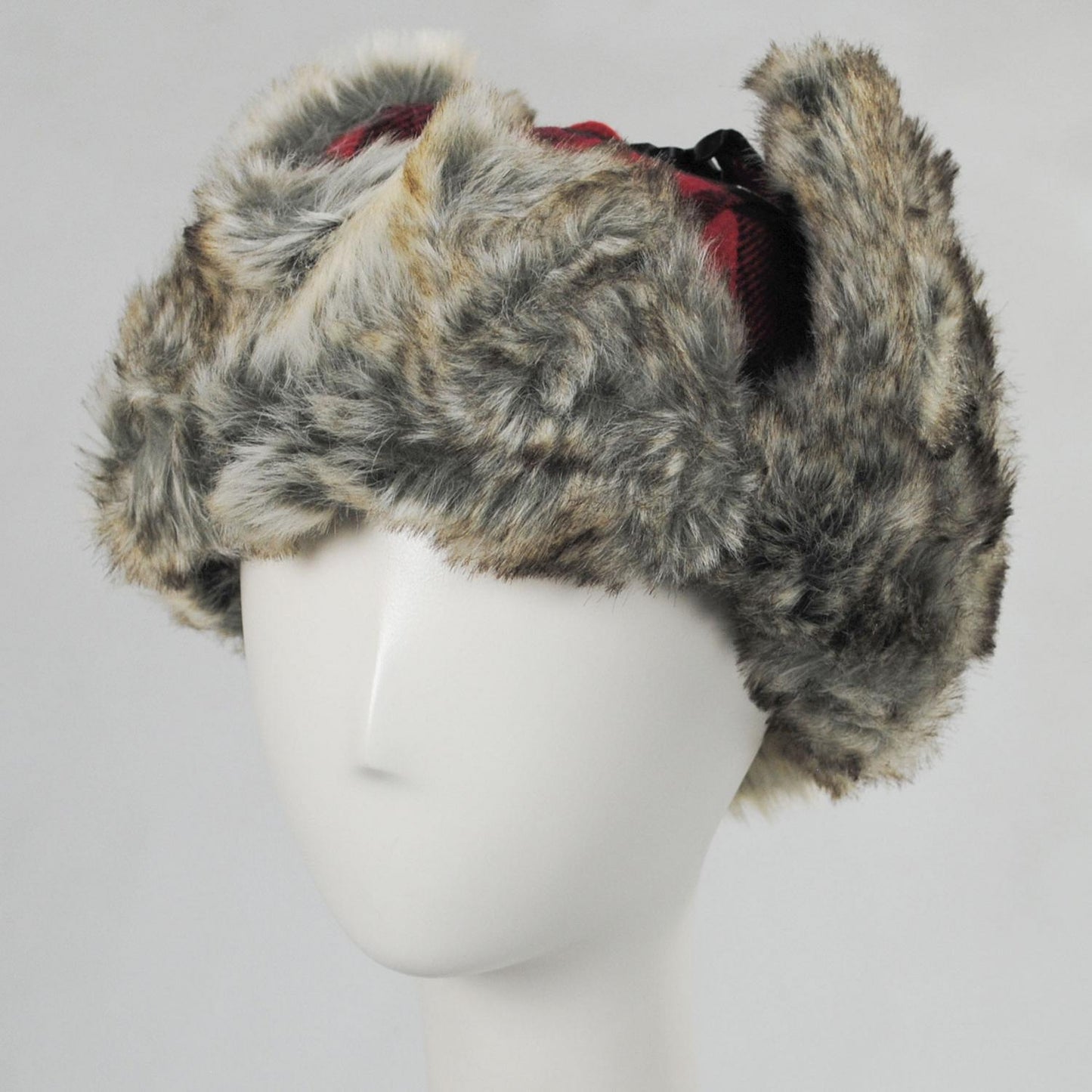 Scala | Saint Cloud Wool Blend Trooper Hat | 400166 | detailone | RED