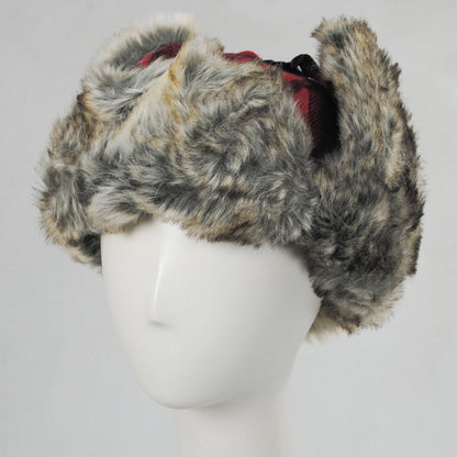 Scala | Saint Cloud Wool Blend Trooper Hat | 400166 | detailone | RED