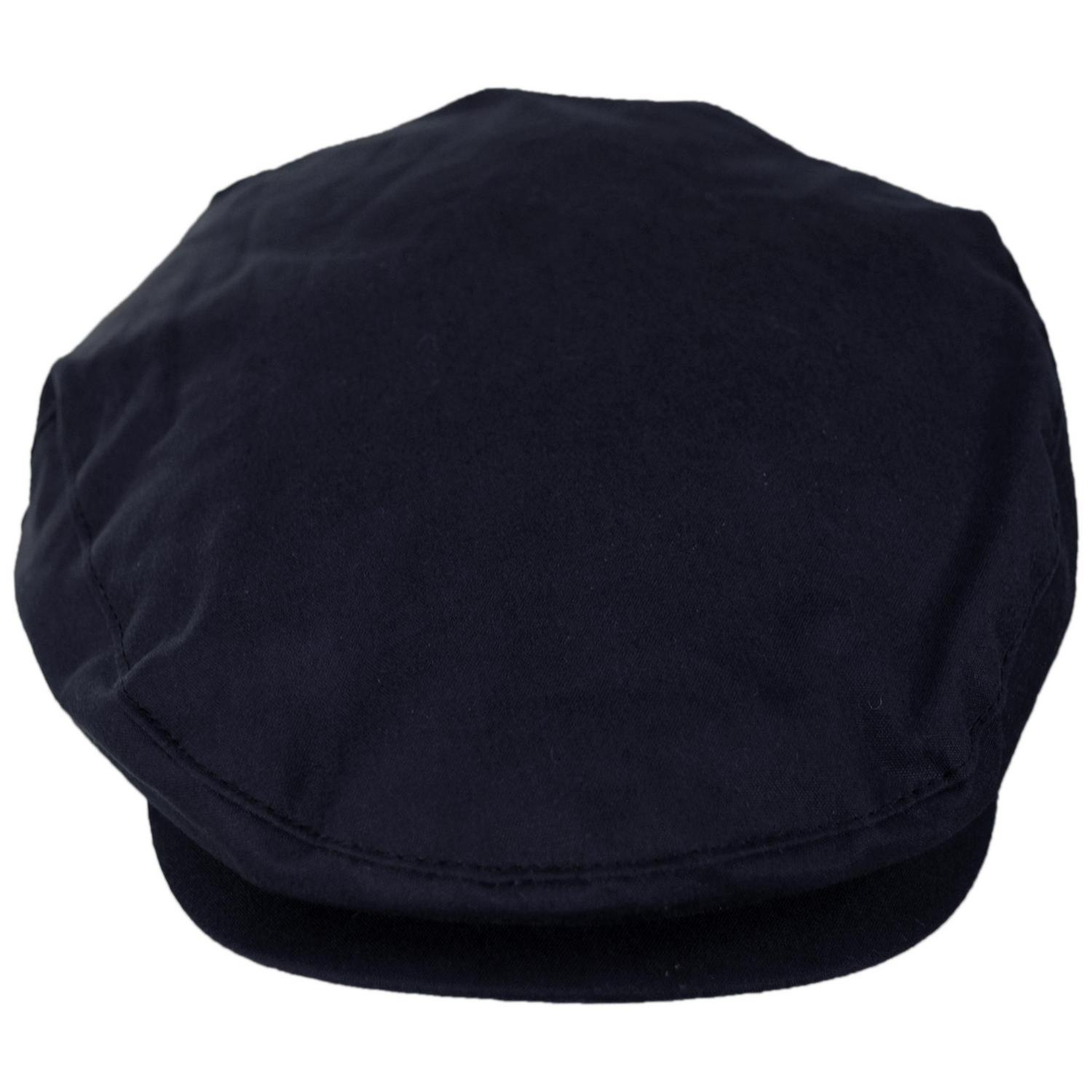 Jaxon & James | British Millerain Wax Cotton Ivy Cap | 170011 | front | BLACK