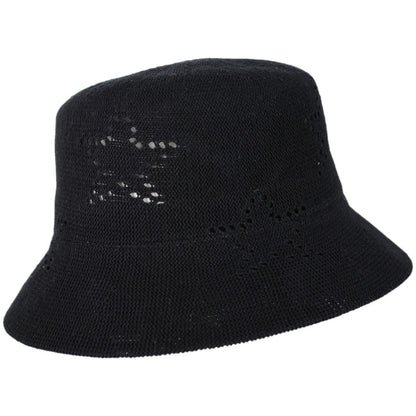 San Diego Hat Company | Estrella Cotton Knit Bucket Hat | 108659 | profile | BLACK
