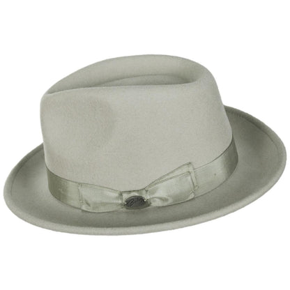 Bailey 1922 | Maglor Wool Felt Fedora Hat | 133313 | profile | NICKEL