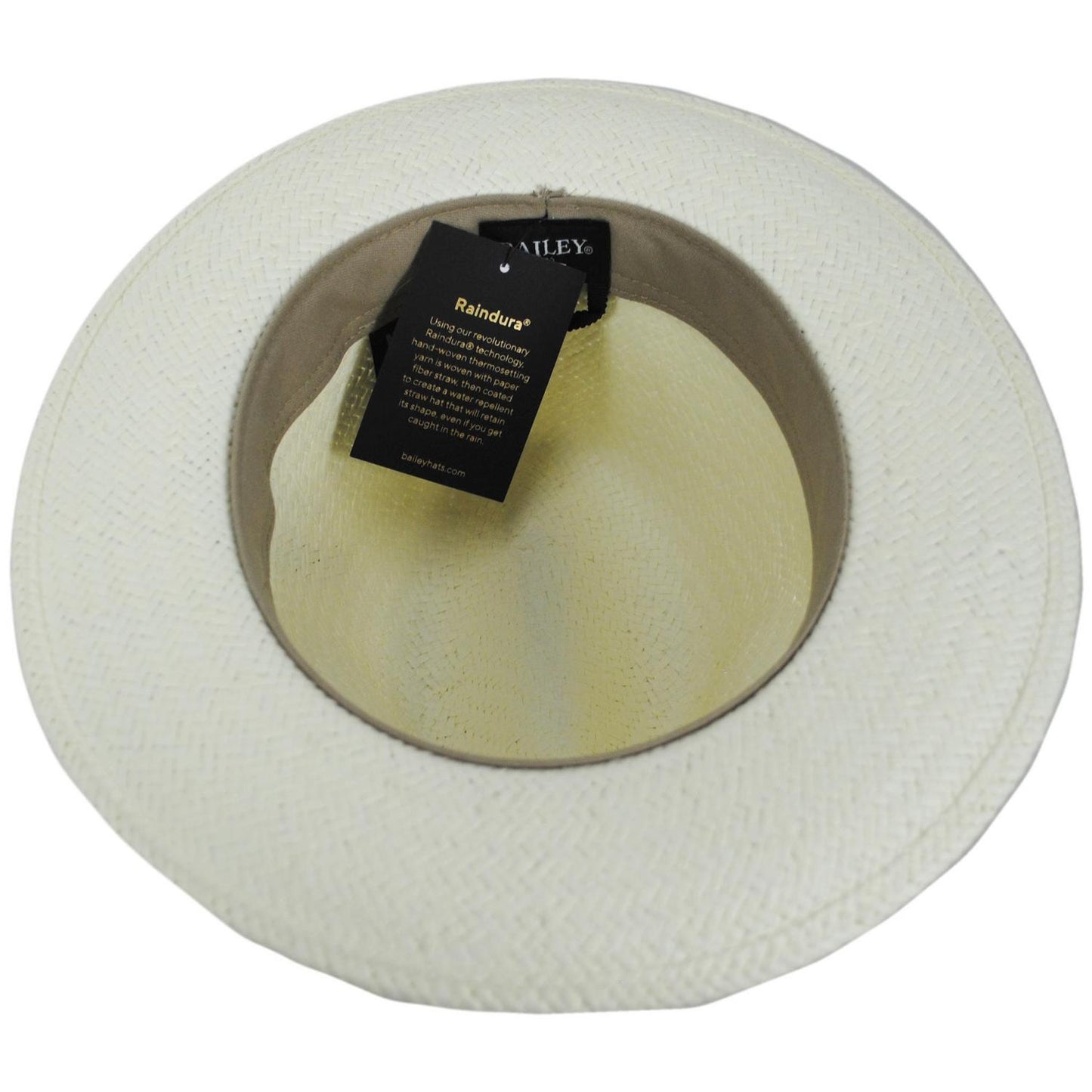 Bailey 1922 | Blixen Sun Raindura Straw Fedora Hat | 127936 | under | NATURAL