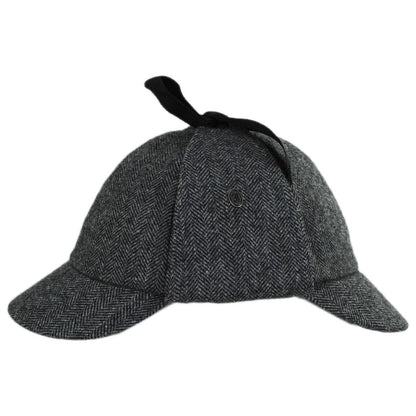 Wholesale Sherlock Holmes Herringbone Wool Blend Hat B2B Pre-Pack