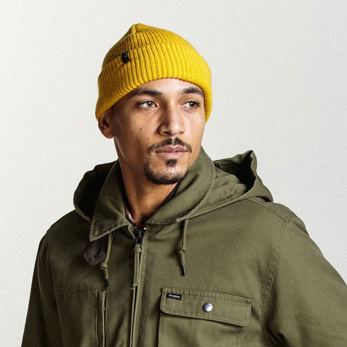 BRIXTON HATS | Heist Knit Beanie Hat | 502706 | lsmone | MUSTARD