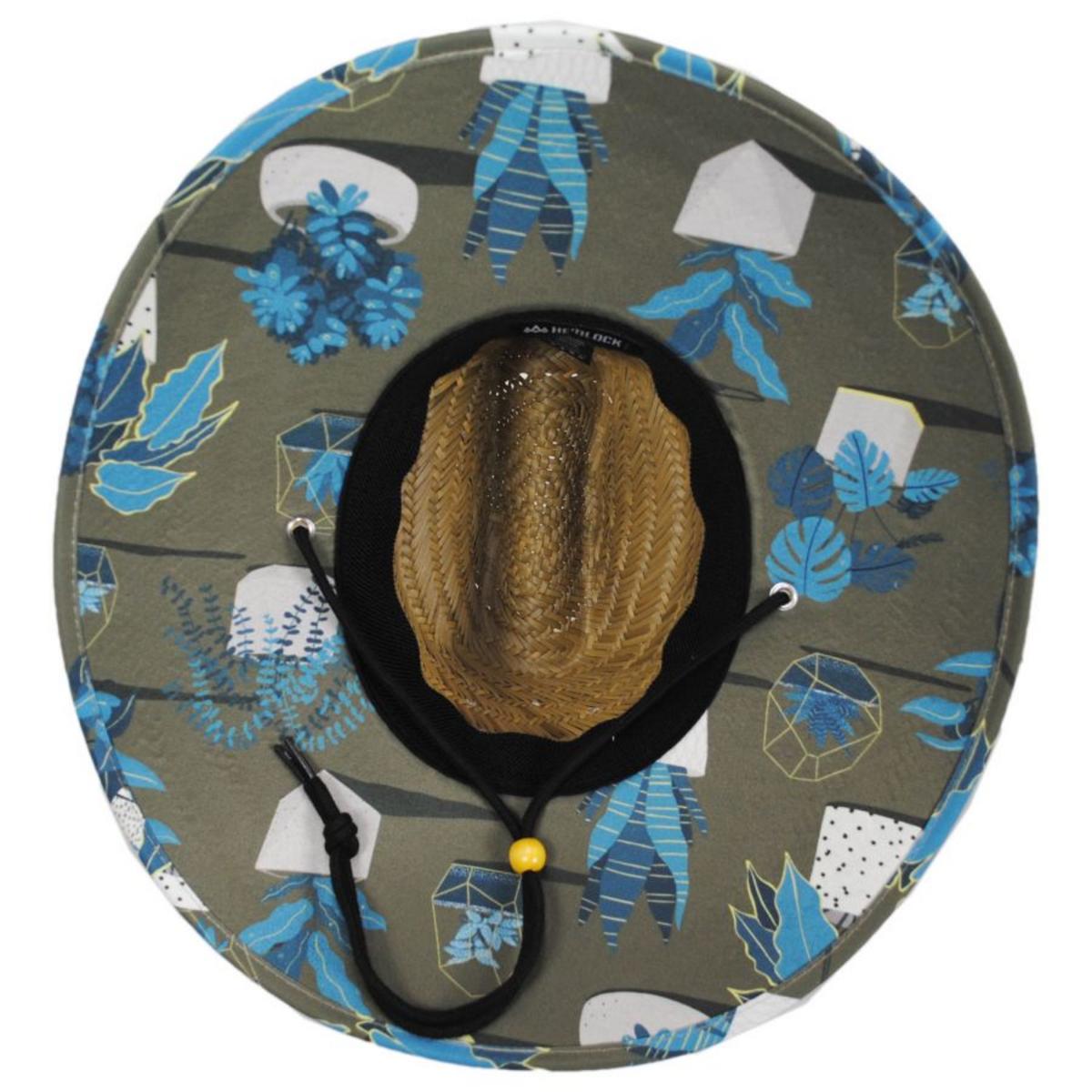 Hemlock Hat Co. | Sprout Straw Lifeguard Hat | 129564 | under | TAN