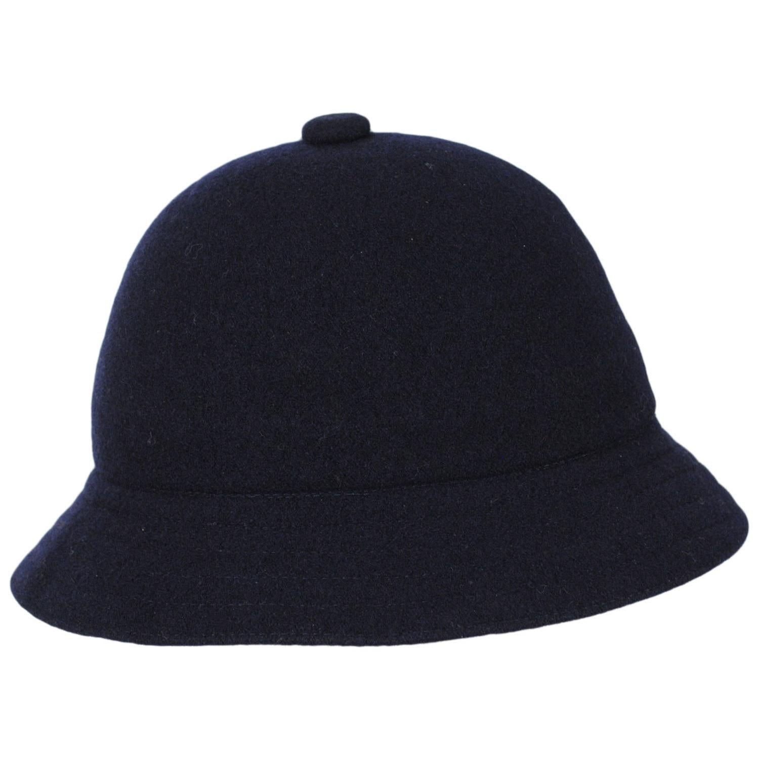 Kangol | Wool Casual Bucket Hat - Dark Blue | 185808DB | profile | DARK BLUE