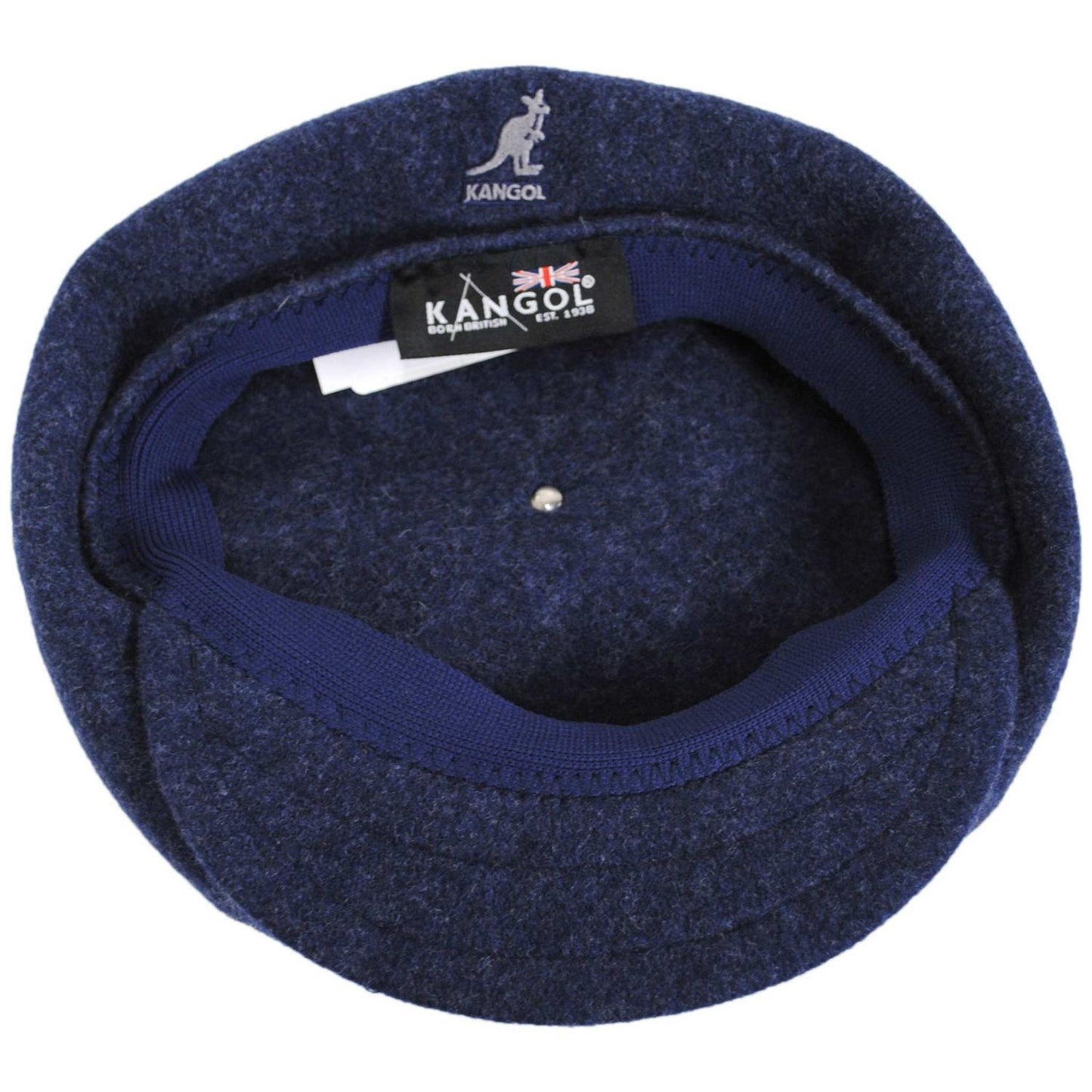 Kangol | Hawker Wool Newsboy Cap | 160943 | under | NAVY MARL