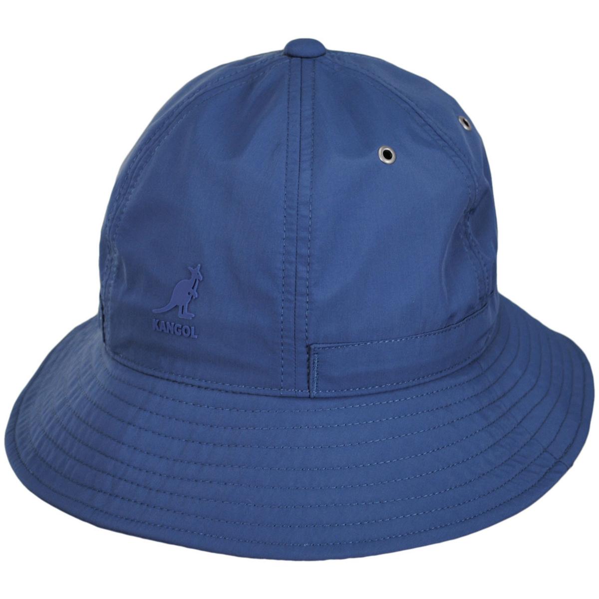 Kangol | Park Life Nylon Casual Bucket Hat | 185825 | lead | DARK DENIM BLUE