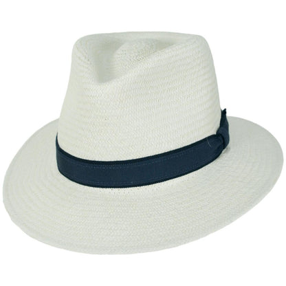 Bailey 1922 | Brooks Panama Straw Fedora Hat | 127815 | lead | MEDIA BLEACH