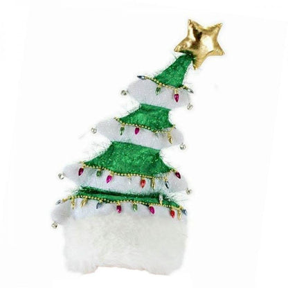 Jacobson Hat Company Women's Light-Up Christmas Tree Hat - Fun Lighted Party Hat With Batteries