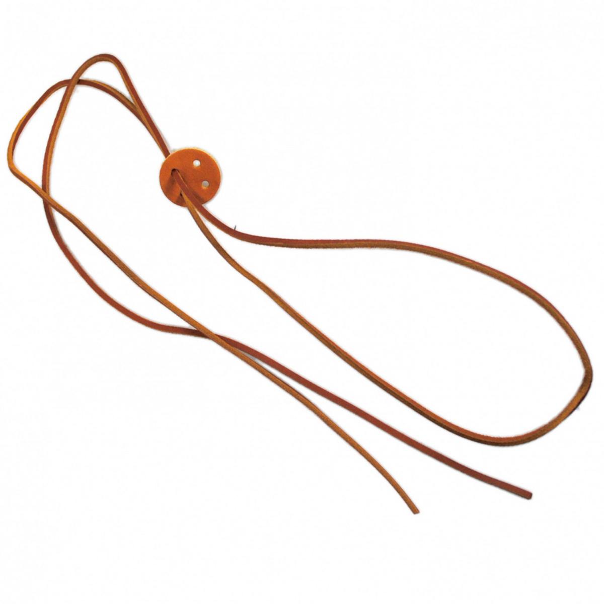 SunBody Hats | Leather Stampede String Chin Strap | 602615 | front | TAN
