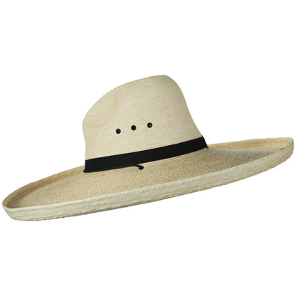SunBody Hats | Gus Wide Brim Guatemalan Palm Leaf Straw Hat | 128200 | profile | NATURAL