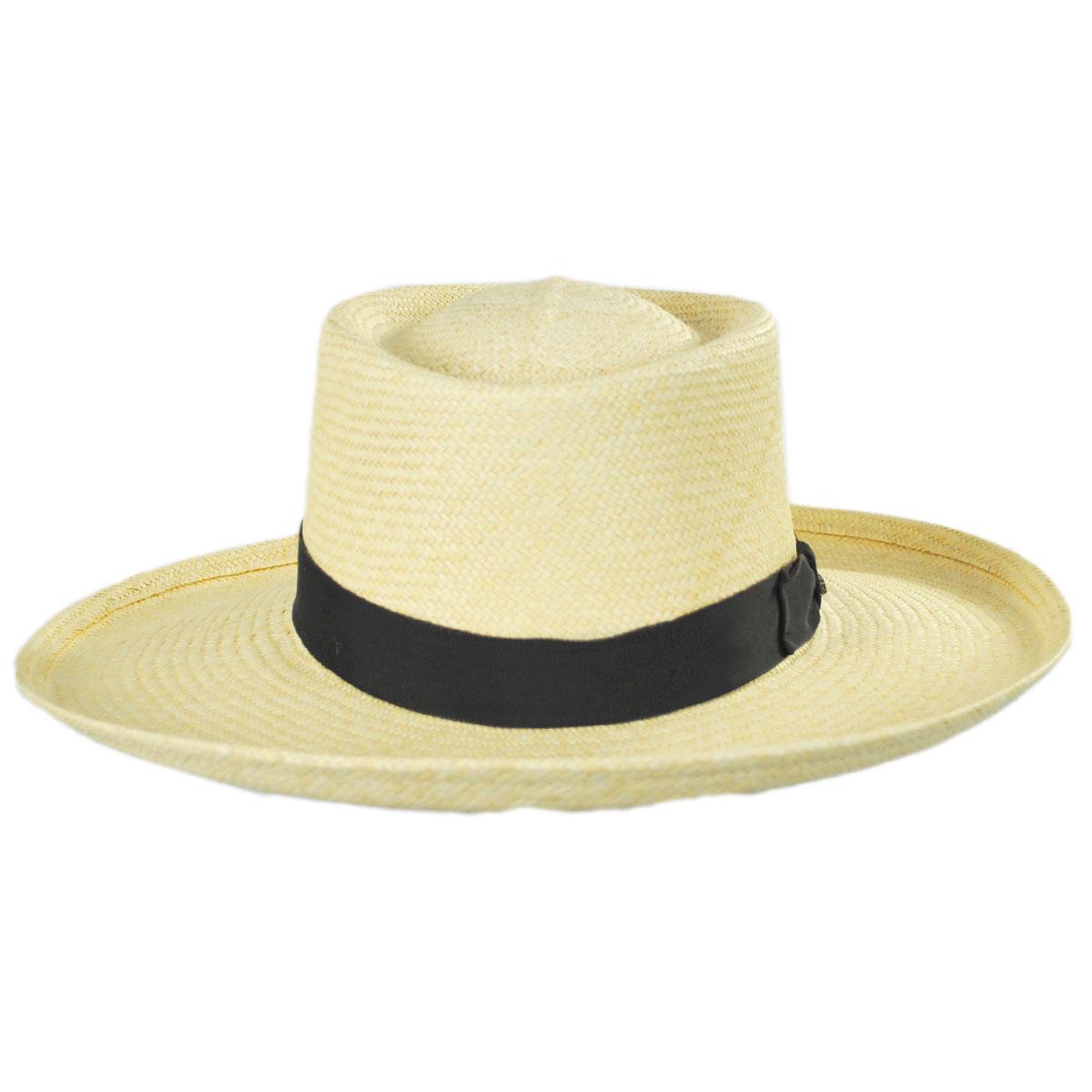 Scala | Panama Straw Gambler Hat | 126152 | front | NATURAL
