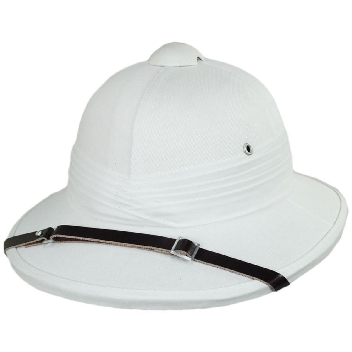 Village Hat Shop | Indian Pith Helmet | 155805 | lead | WHITE
